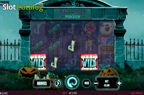 Win screen. Halloween Mansion slot