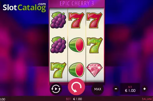 Reels screen. Epic Cherry 3 slot