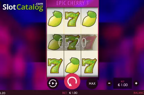 Skärmdump3. Epic Cherry 3 slot