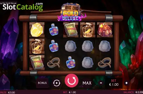 Schermo2. Big Dig Gold Deluxe slot