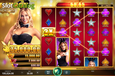 Multiplier win screen 2. Playboy Gold Jackpots slot