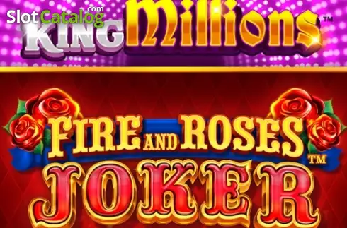 Fire and Roses Joker King Millions Logo