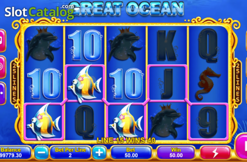 Win Screen 1. Great Ocean (Triple Profits Games) slot