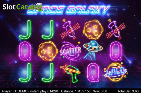 Skärmdump2. Space Galaxy slot