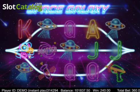 Bildschirm6. Space Galaxy slot