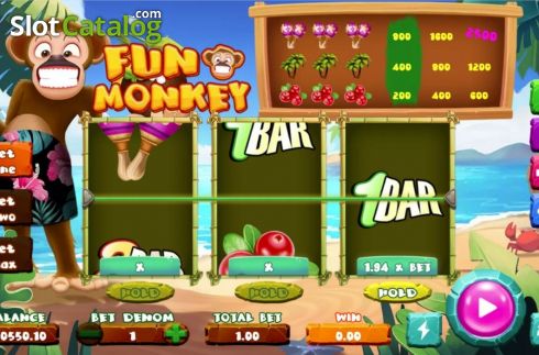 Game Screen 2. Fun Monkey slot