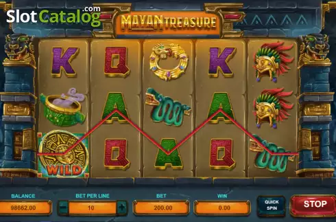 Bildschirm3. Mayan Treasure slot