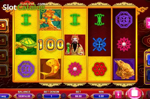 Win screen. Golden Ox (Triple Profits Games) slot