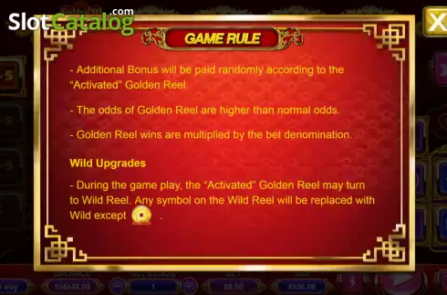 Additional Bonus screen. Golden Ox (Triple Profits Games) slot