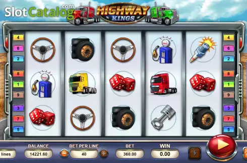Schermo2. Highway Kings (Triple Profits Games) slot