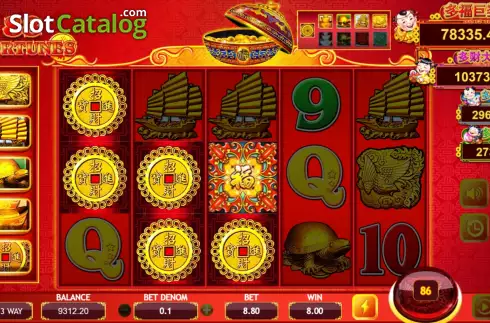 画面3. 88 Fortunes (Triple Profits Games) カジノスロット