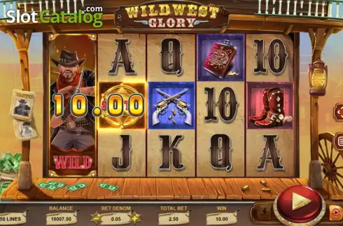 Win screen 2. Wild West Glory slot