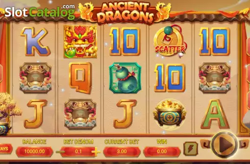 Bildschirm2. Ancient Dragons slot