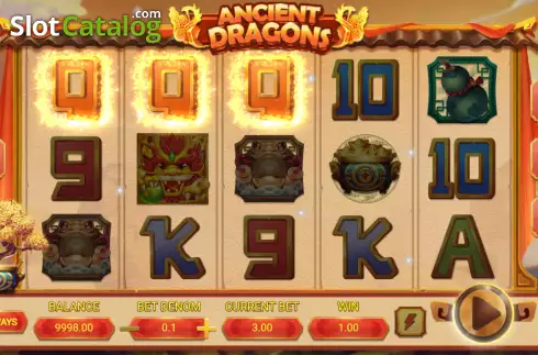 Bildschirm3. Ancient Dragons slot