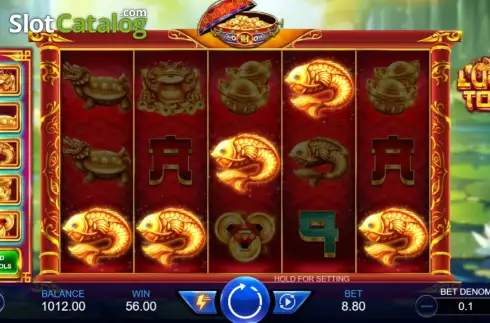 Win screen. Lucky Toad (Triple Profits Games) slot