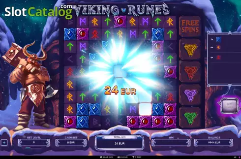 Win Screen 2. Viking Runes slot