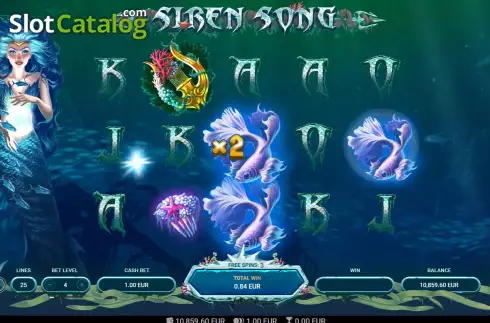 Bildschirm7. Siren Song slot