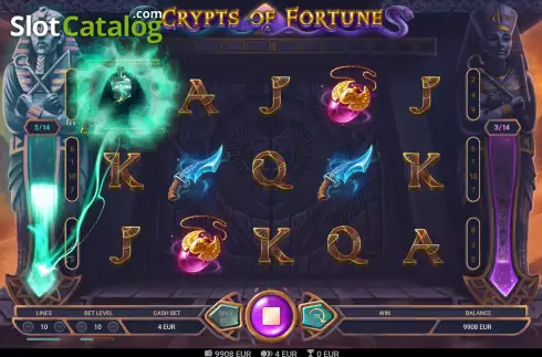 Bildschirm4. Crypts of Fortune slot