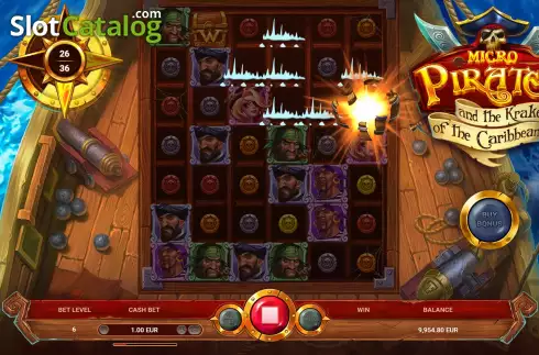 Win Screen 2. Micropirates and the Kraken of the Caribbean slot
