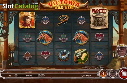 Bildschirm7. Victoria Wild West slot
