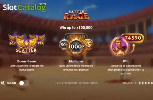 Скрін2. Battle Rage слот