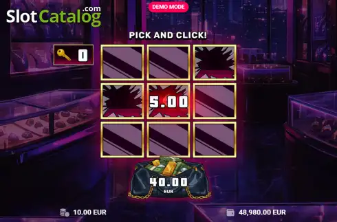 Ekran3. Hot Heist yuvası