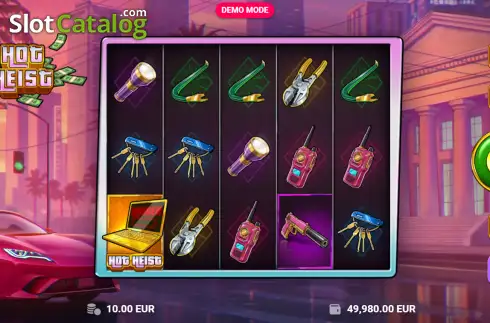 Ekran2. Hot Heist yuvası