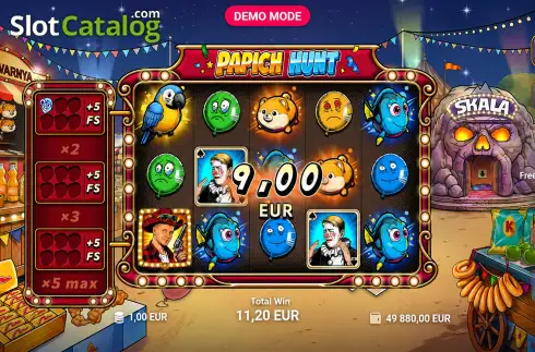 Skärmdump3. Papich Hunt slot