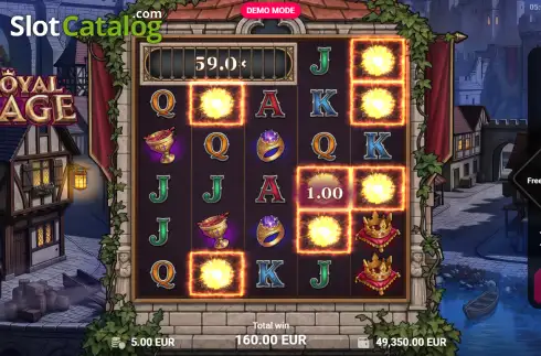 Schermo3. Royal Rage slot