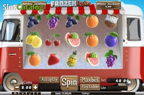 Reel Screen. Frozen Fruits (Tuko) slot