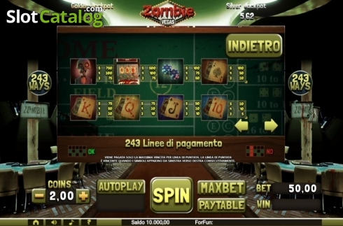 Captura de tela2. Zombie Vegas slot