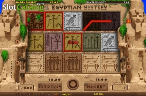 Ekran4. The Egyptian Mystery yuvası