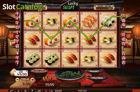 Schermo4. Lucky Sushi slot