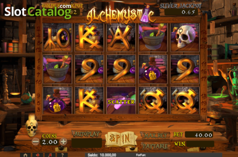 Bildschirm2. Alchemystic slot