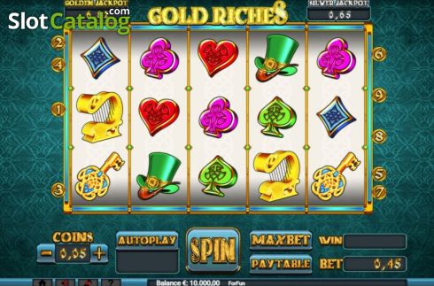 Écran2. Gold Riches (Slot Machine Design) Machine à sous