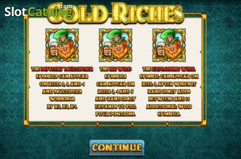 Écran6. Gold Riches (Slot Machine Design) Machine à sous