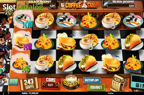 Captura de tela2. Coffee Shop slot