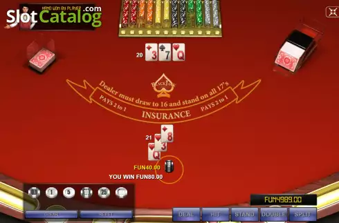 Captura de tela6. Blackjack Double Deck slot