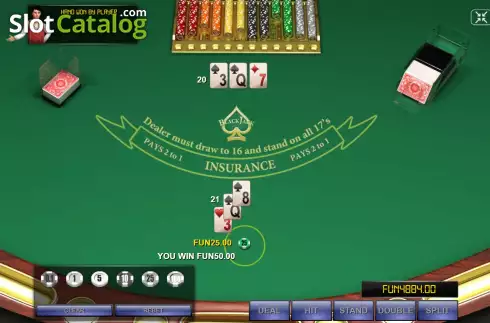 Captura de tela6. Blackjack Four Deck slot