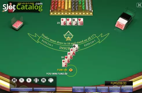 Captura de tela6. Blackjack Eight Deck slot
