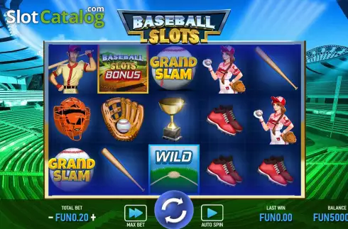 Reel Screen. Baseball Grand Slam slot
