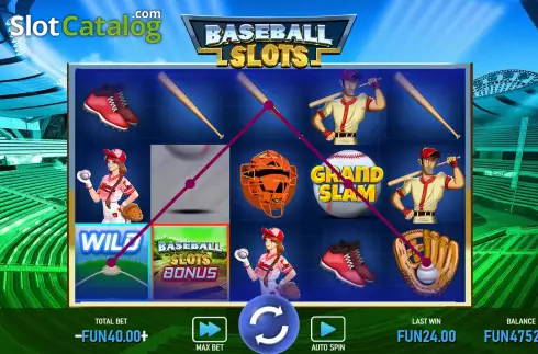 Win Screen 2. Baseball Grand Slam slot