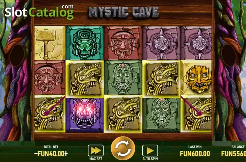 Pantalla4. Mystic Cave Tragamonedas 