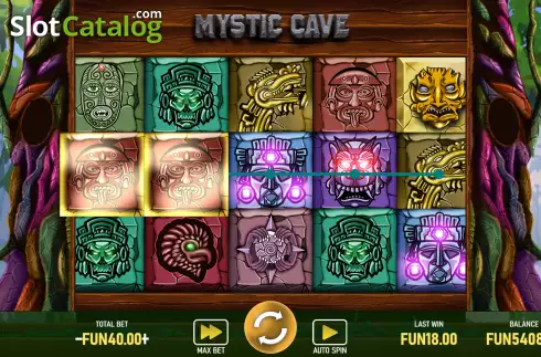 Win Screen 4. Mystic Cave slot
