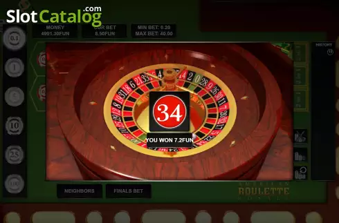 Captura de tela6. American Roulette (Urgent Games) slot