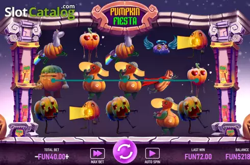 画面6. Pumpkins Fiesta カジノスロット