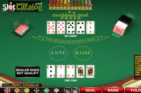 Captura de tela7. Caribbean Stud Poker (Urgent Games) slot