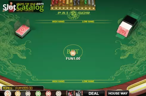 Pantalla3. Pai Gow Poker (Urgent Games) Tragamonedas 
