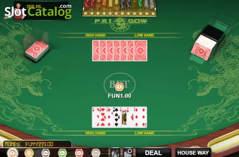Game screen 3. Pai Gow Poker (Urgent Games) slot