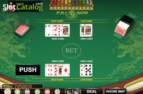 Game screen 5. Pai Gow Poker (Urgent Games) slot